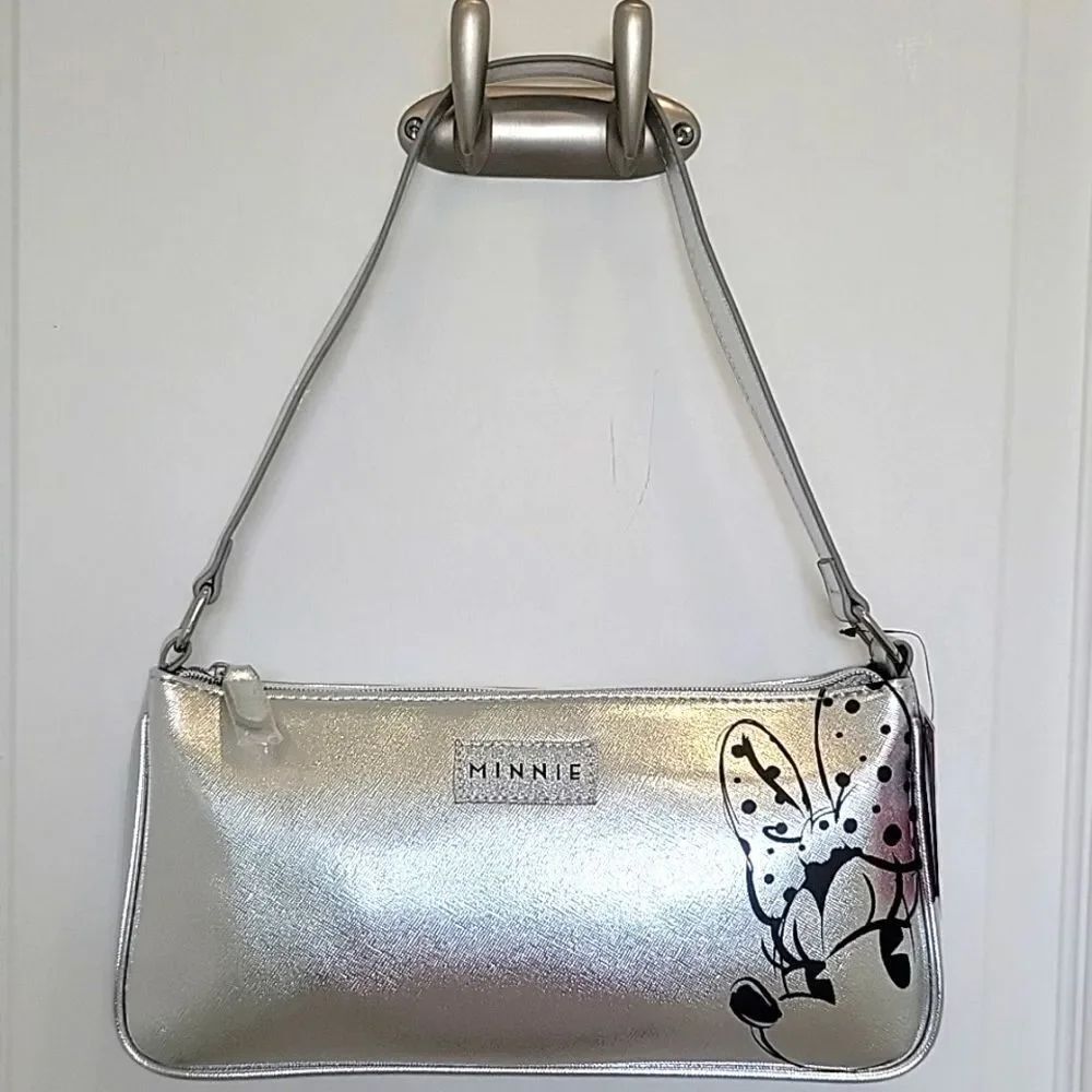 NWT DISNEY + DANI Minnie silver shoulder/handbag
